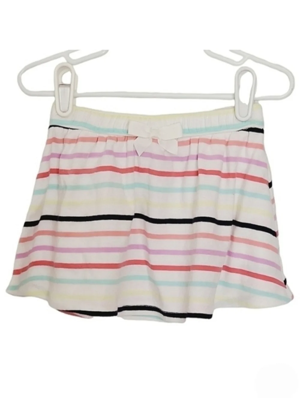 K1059 * Gymboree Striped Skirt Multi-Color White Size 2T